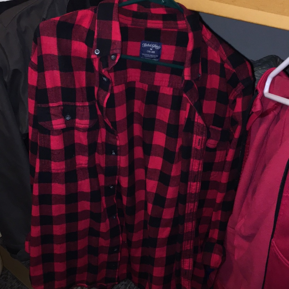 A red flannel which was one only a few times